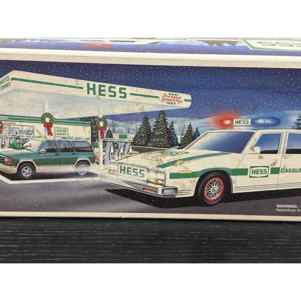 1993 Hess Truck Patrol Car New in Original Box (Marks On Box)